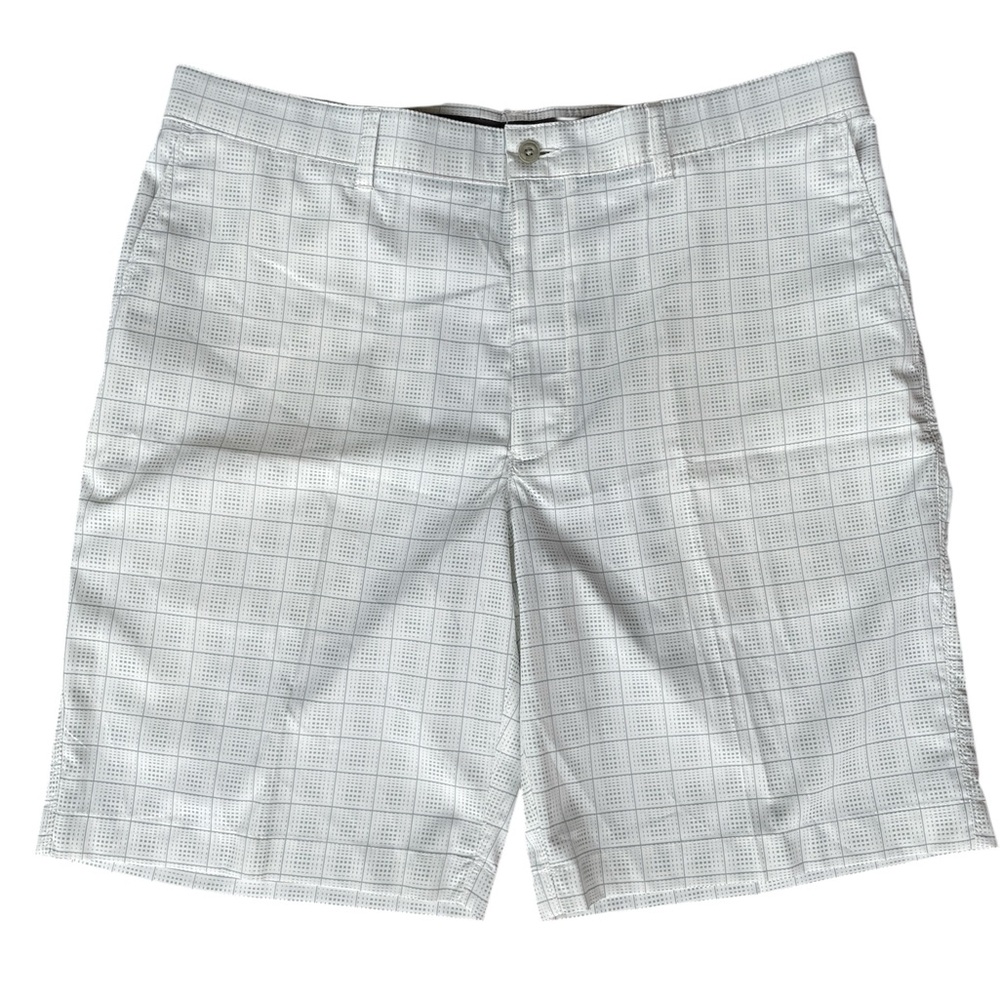 Men's PGA Tour Performance Golf Shorts Plaid Print Size 38